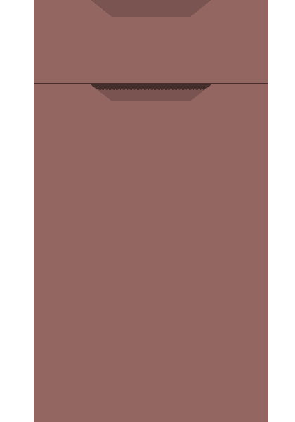 Standard Handle Supermatt Rusty Red